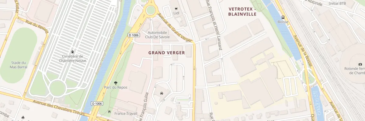Plan du 140 Rue Amiral Gérard Daille à Chambéry