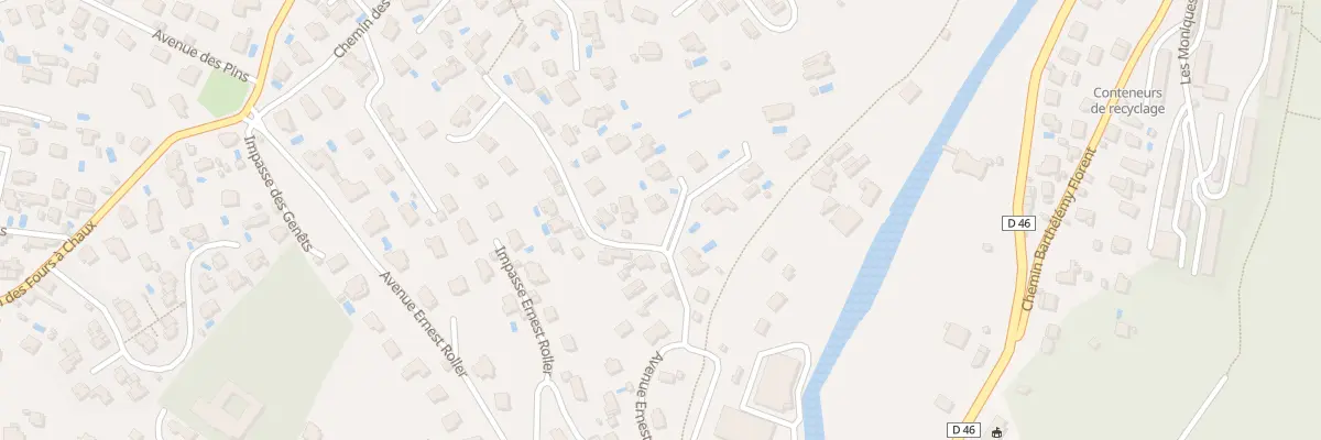 Plan du 690 Che de la Baume à Toulon
