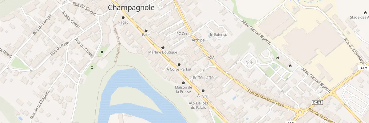 Plan du 41 Av de la République à Champagnole