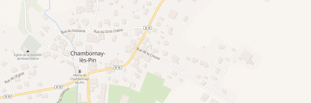 Plan du 1 Rue de la Creuse à Chambornay-lès-Pin