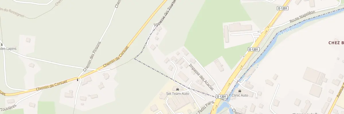 Plan du 147 Imp des Acacias à Grésy-sur-Aix