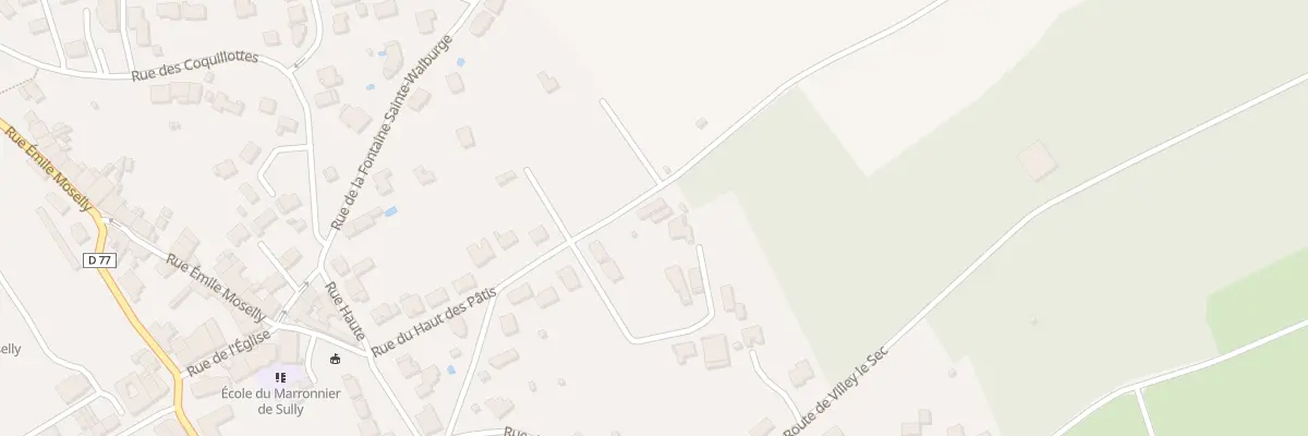 Plan du 254 Rue du Coteau de Parvaux à Chaudeney-sur-Moselle