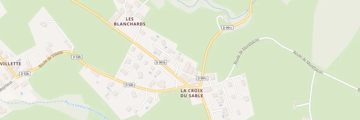 Plan du 2614 Rte de la Chambotte à La Biolle