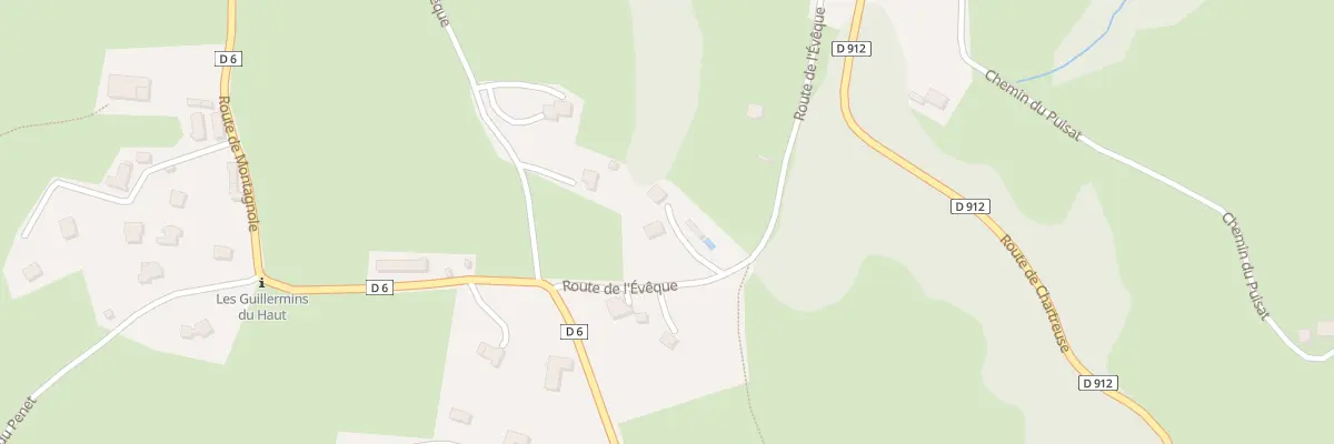 Plan du 380 Rte de l’Evêque à Montagnole