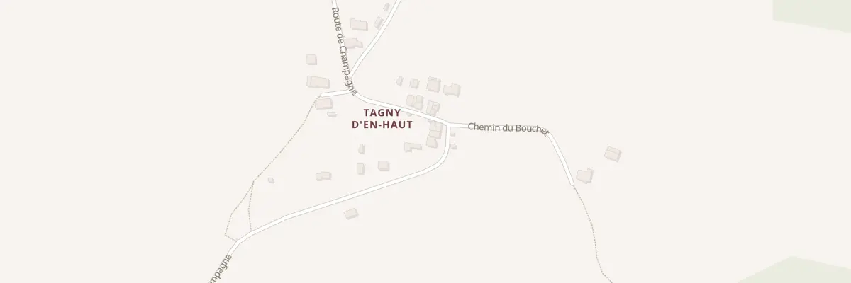 Plan du 1893 Rte de Champagne à Desingy