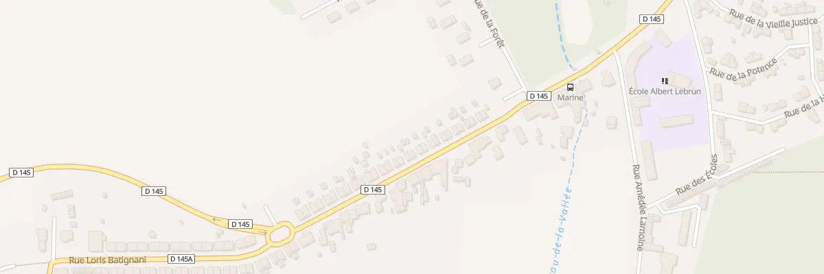 Plan du 125 Rue Loris Batignani à Tucquegnieux