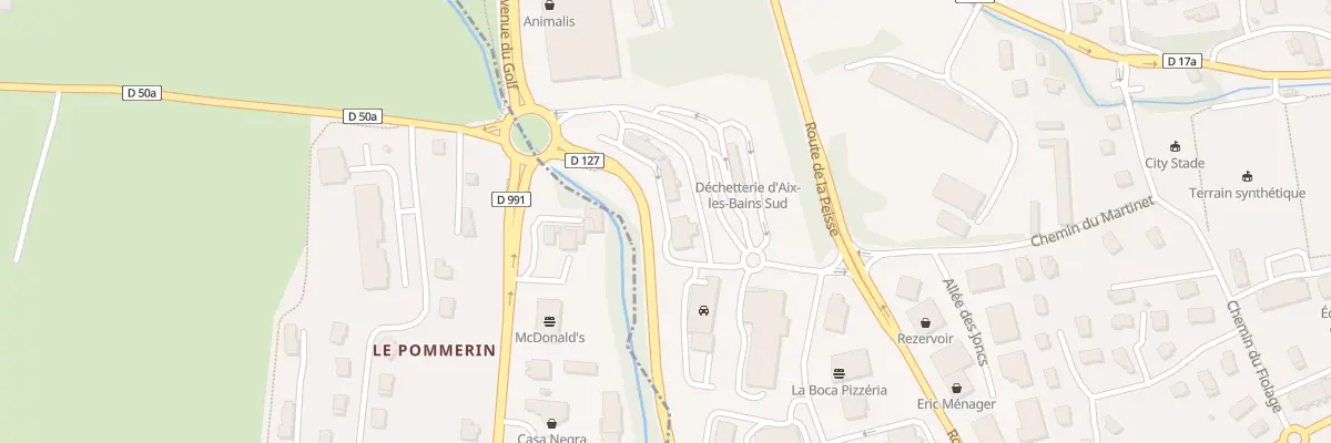 Plan du 183 Che des Teppes à Drumettaz-Clarafond