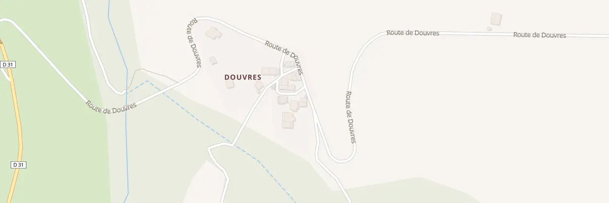 Plan du 756 Rte de Douvres à Desingy