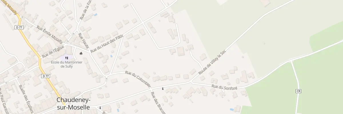 Plan du 140B Les Henriottes à Chaudeney-sur-Moselle