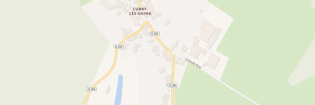 Plan du 4 Imp des Fleurs à Cubry à Soing-Cubry-Charentenay