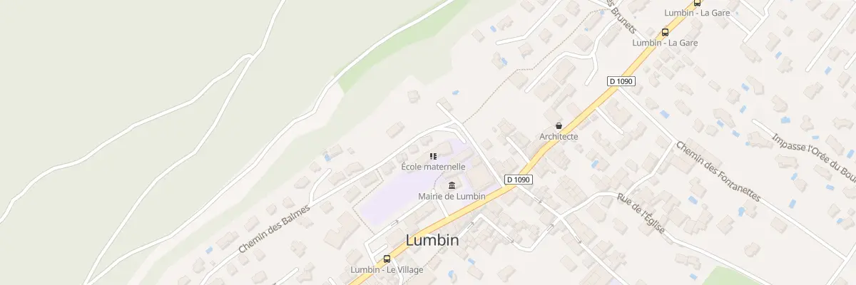 Plan du 3 Che des Balmes à Lumbin