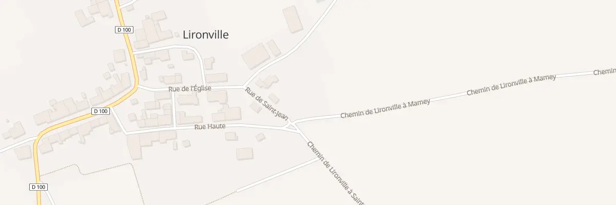 Plan du 10 Rue de l’Eglise à Lironville