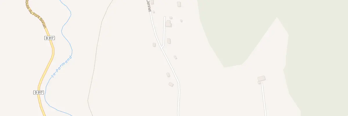 Plan du 1366 Rte de Liennet à Moye