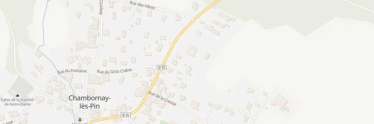 Plan du 24 Rue du Chanois à Chambornay-lès-Pin