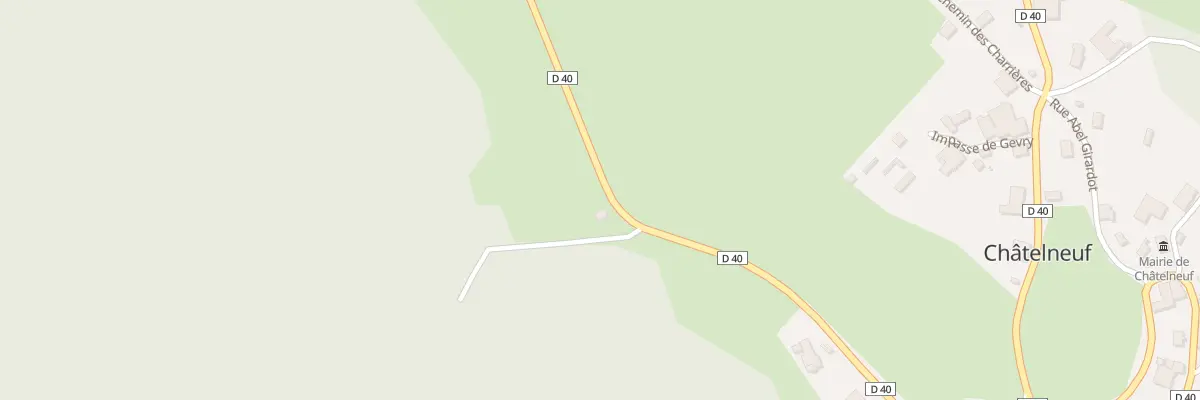 Plan du 74 Rue Gevry à Châtelneuf