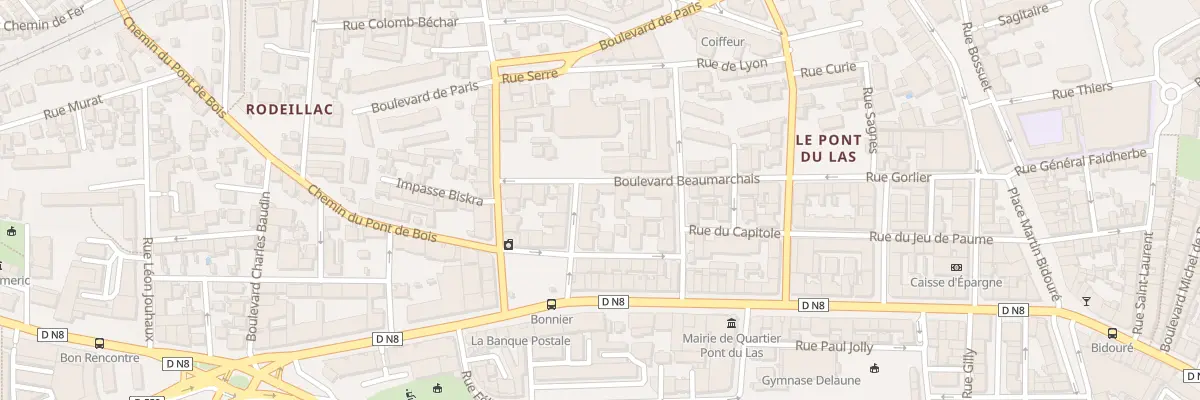 Plan du 161 Bd Beaumarchais à Toulon