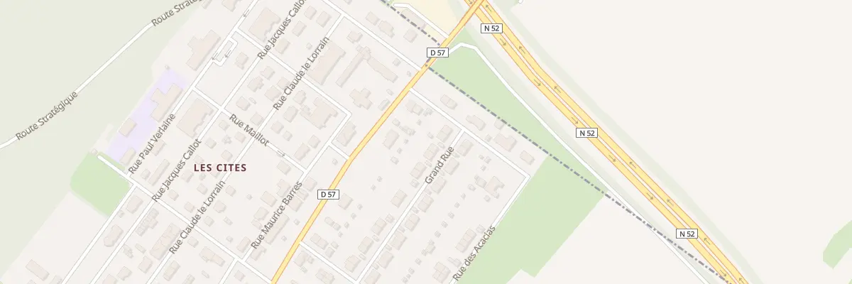 Plan du 23 Gr Grand Rue à Errouville