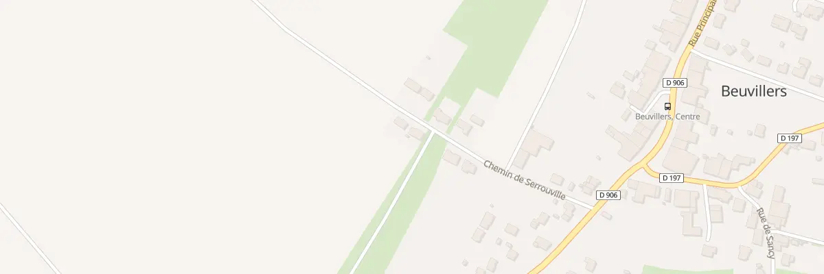 Plan du 3 Che de Serrouville à Beuvillers