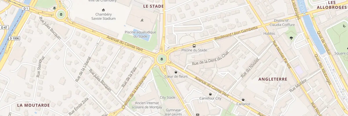 Plan du 438 Av Comte Vert à Chambéry