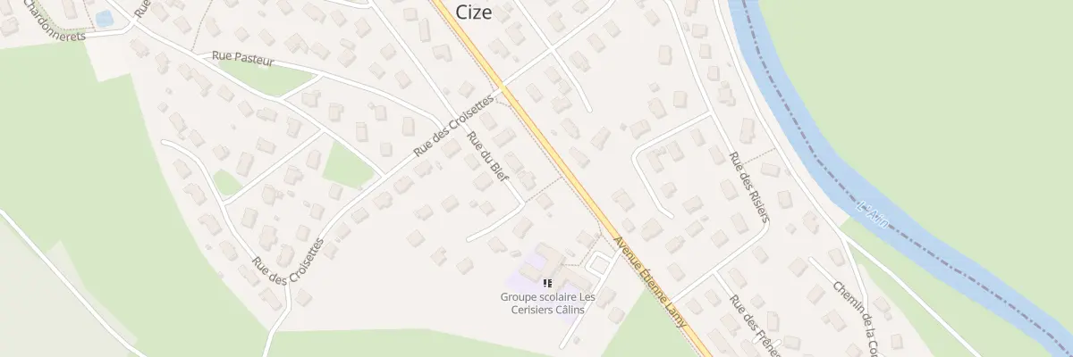 Plan du 7 Rue du Bief à Cize