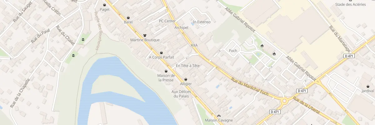 Plan du 6 Rue Aimé Berthod à Champagnole