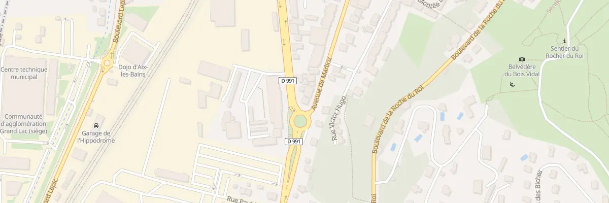 Plan du 66 Av de Marlioz à Aix-les-Bains