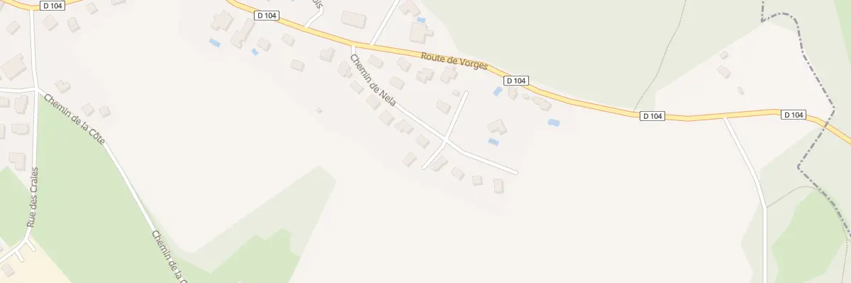 Plan du 12 Che de Nela à Boussières