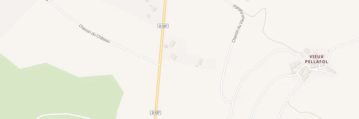Plan du 569 Rte de la Plaine à Pellafol