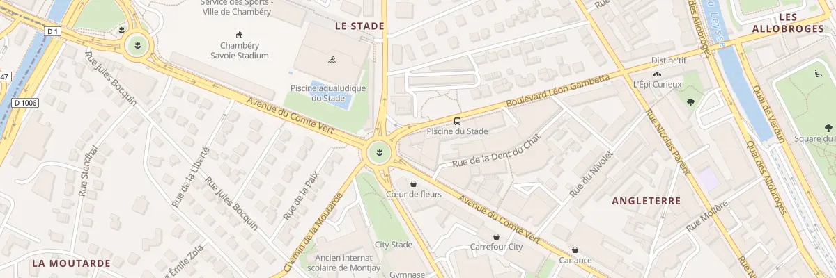 Plan du 31 Bd Léon Gambetta à Chambéry
