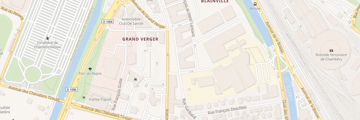 Plan du 34 Pl Pierre de Coubertin à Chambéry