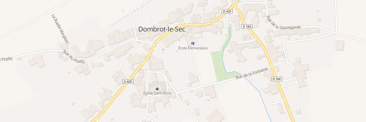Plan du 11 Pl de l’Eglise à Dombrot-le-Sec