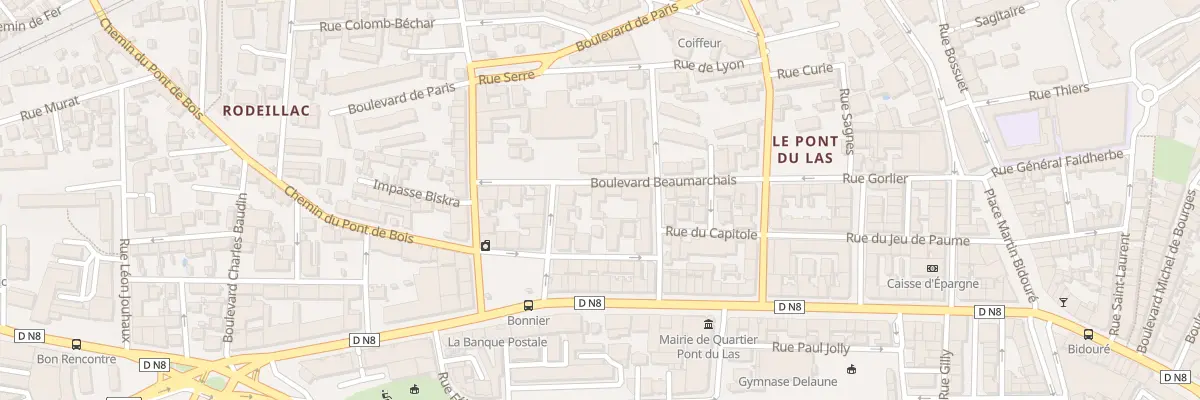 Plan du 10 Bd Beaumarchais à Toulon