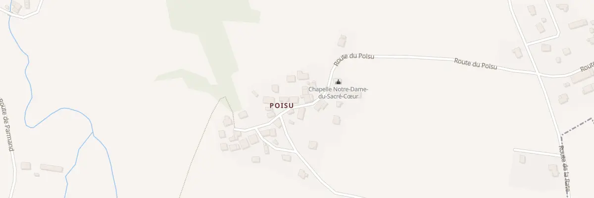 Plan du 442 Rte du Poisu à Moye