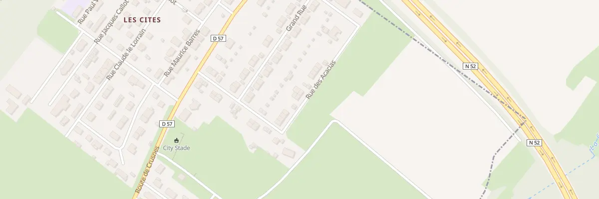 Plan du 9 Rue des Acacias à Errouville