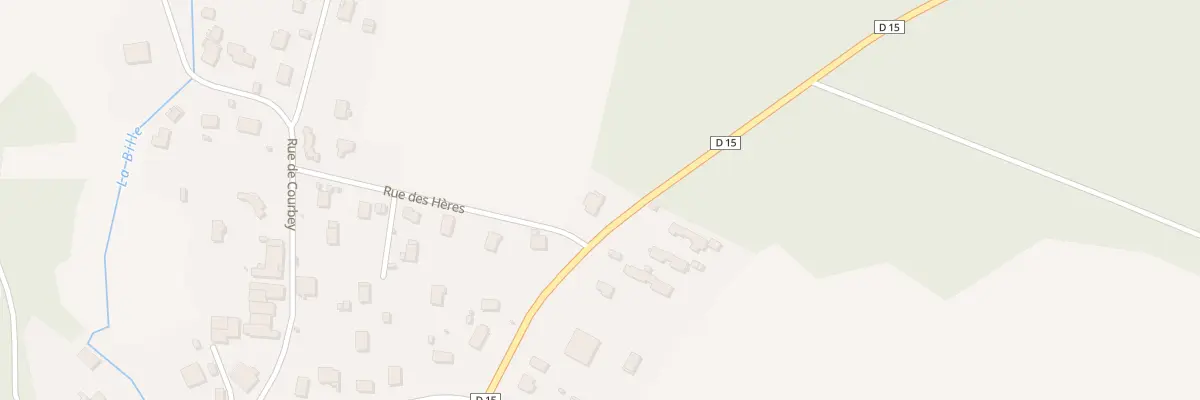 Plan du 3 Rue des Heres à Chambornay-lès-Pin