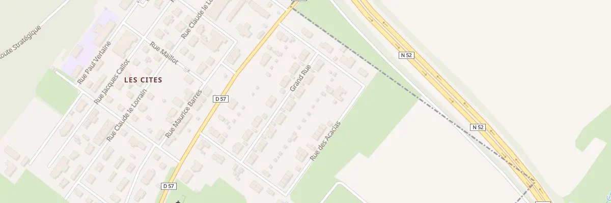 Plan du 22 Gr Grand Rue à Errouville