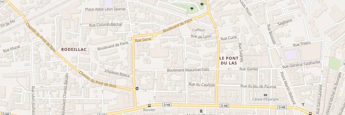 Plan du 142 Bd Beaumarchais à Toulon