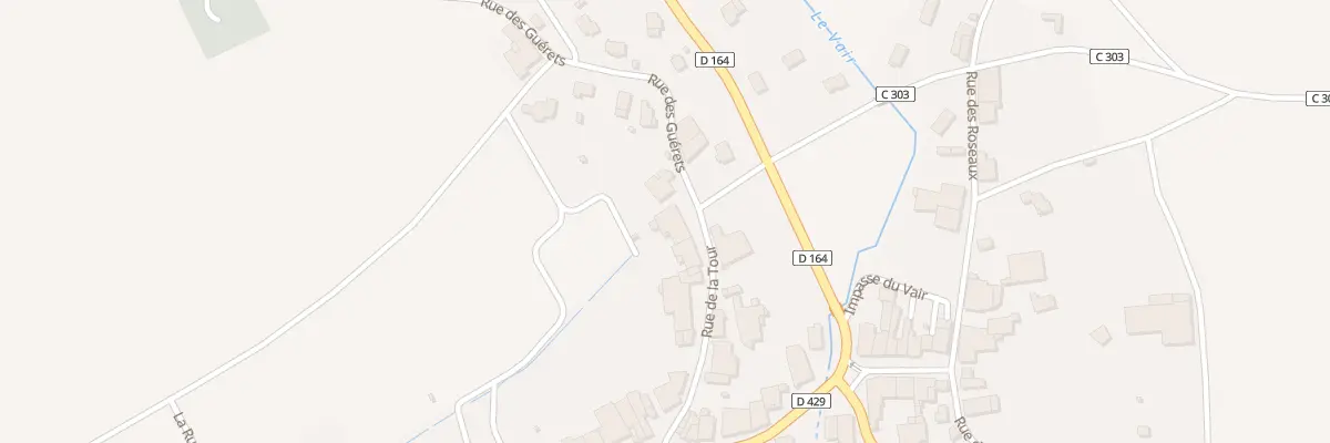 Plan du 151 Rue de la Tour à Dombrot-le-Sec