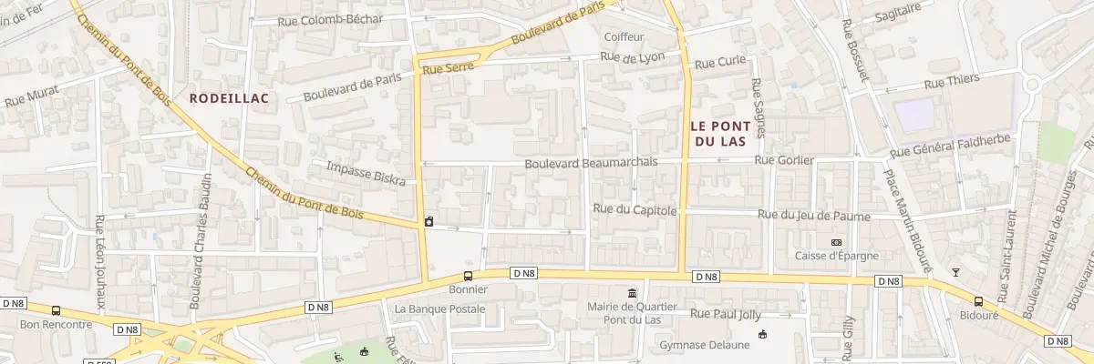 Plan du 12 Bd Beaumarchais à Toulon
