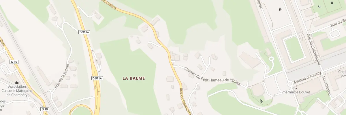 Plan du 1508 Rue de Saint-Ombre à Chambéry