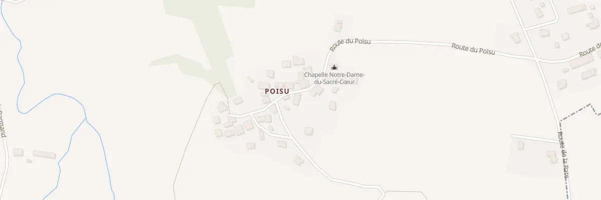 Plan du 427 Rte du Poisu à Moye