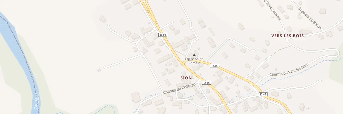 Plan du 846 Rte du Val à Vallières-sur-Fier
