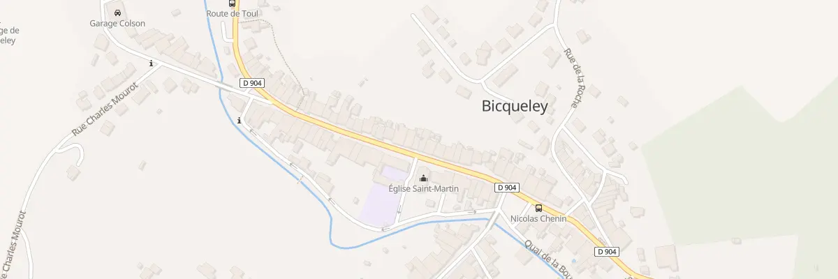 Plan du 515 Rue Nicolas Chenin à Bicqueley