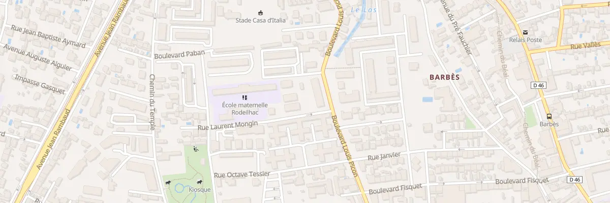 Plan du 685 Bd Louis Picon à Toulon