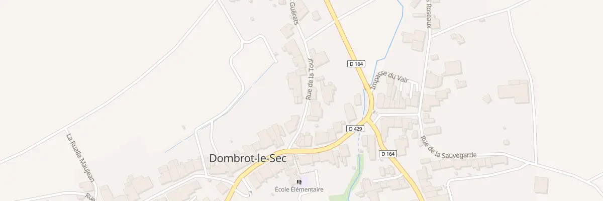 Plan du 71 Rue de la Tour à Dombrot-le-Sec