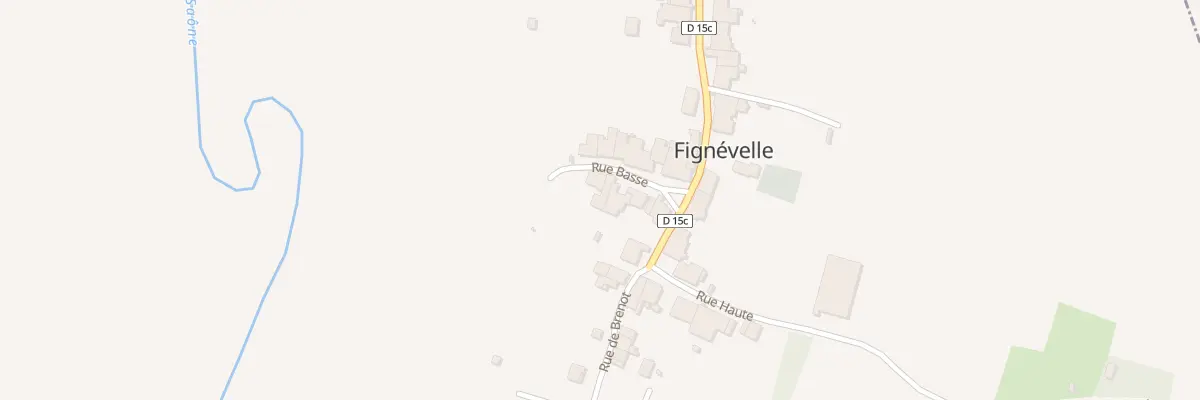 Plan du 45 Rue Basse à Fignévelle