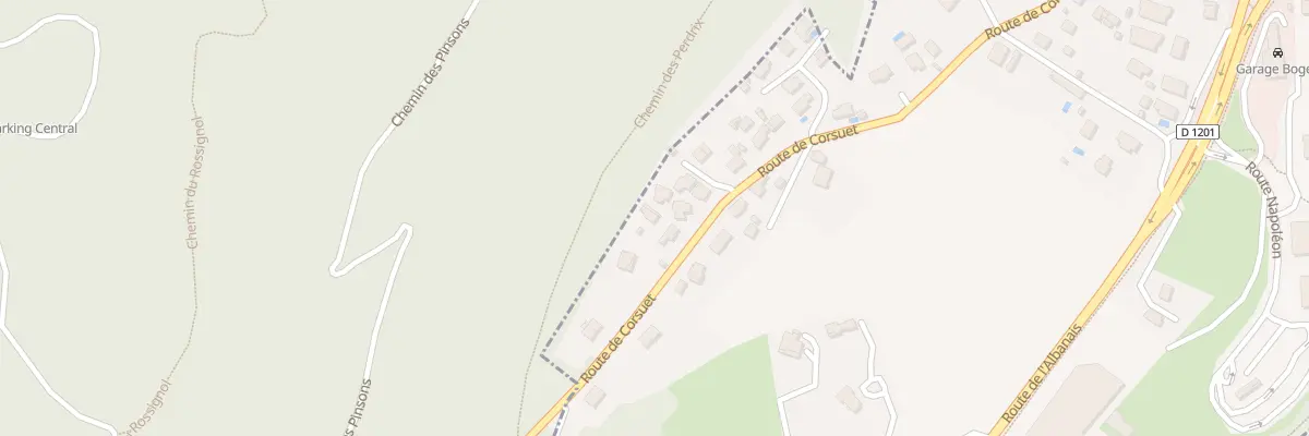 Plan du 638 Rte de Corsuet à Grésy-sur-Aix