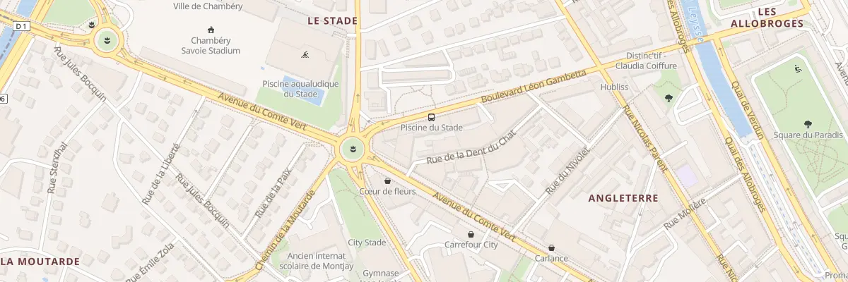 Plan du 27 Bd Léon Gambetta à Chambéry