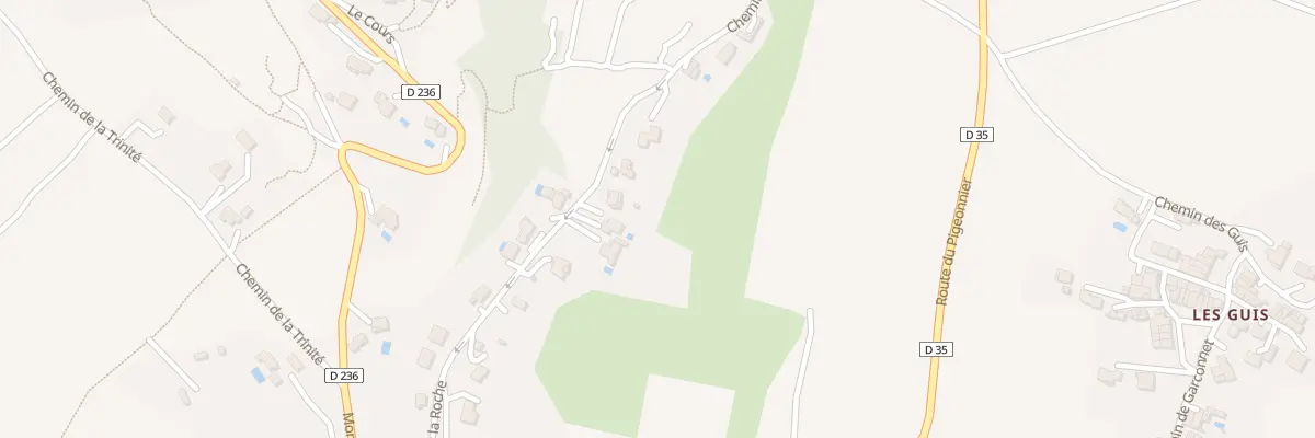 Plan du 635 Che sous la Roche à Saint-Julien