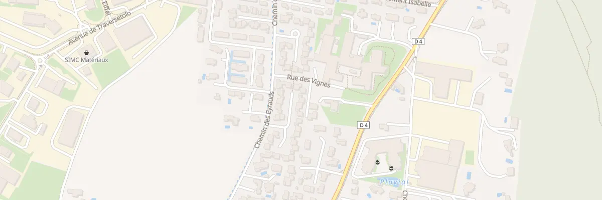 Plan du 25 All des Cyprès à Oraison